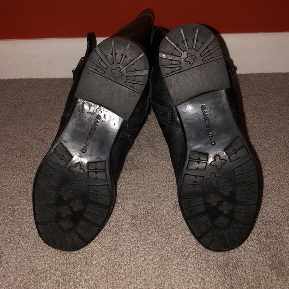 Bandolino black and brown leather boots size 7 - Picture 4 of 4